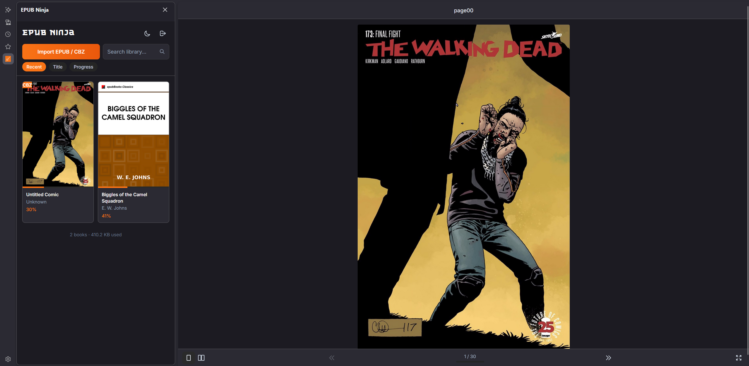 EPUB Ninja Reader